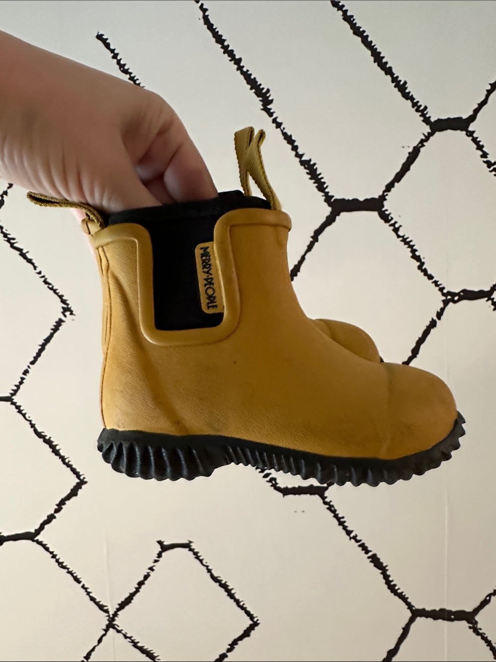 Mucky Moose Kids Yellow Rain & Snow Boot